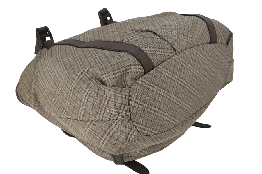 BURBERRY BLUE LABEL BROWN CHECKERED TOTE NO DUST COVER