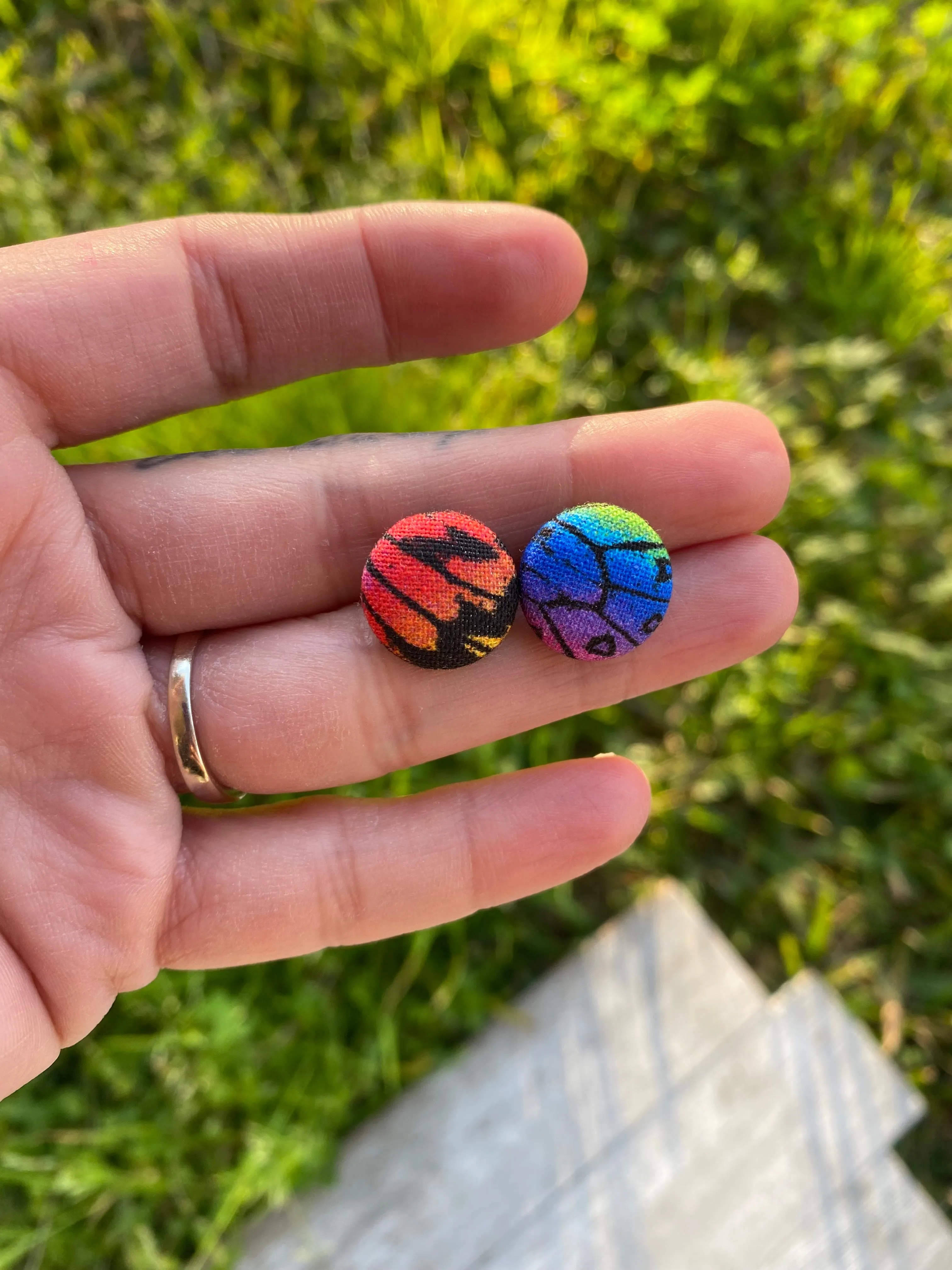 Butterfly Wing Stud Earrings Gift