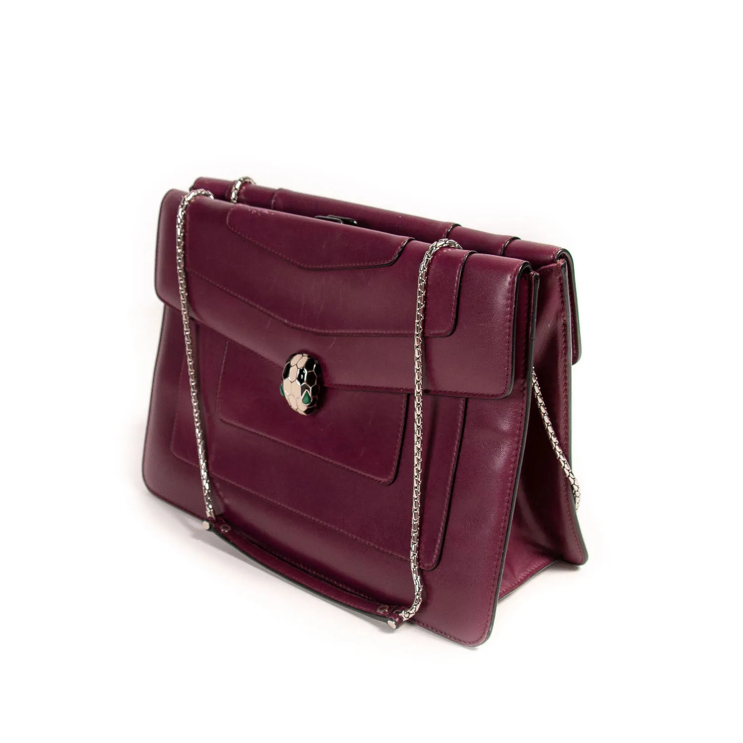 Bvlgari Serpenti Forever Flap Tote Bag