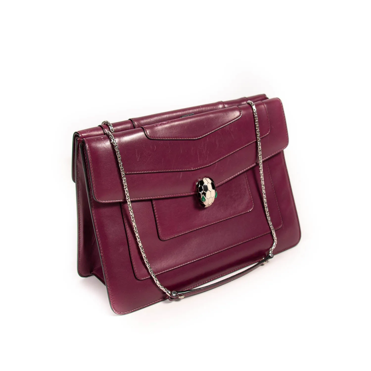 Bvlgari Serpenti Forever Flap Tote Bag