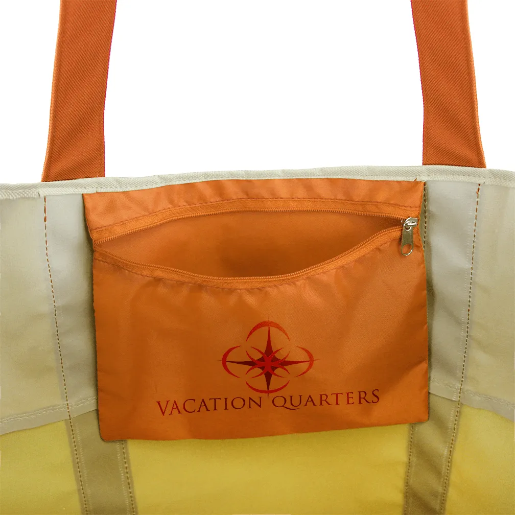 Canvas Beach Bag Dual Tone