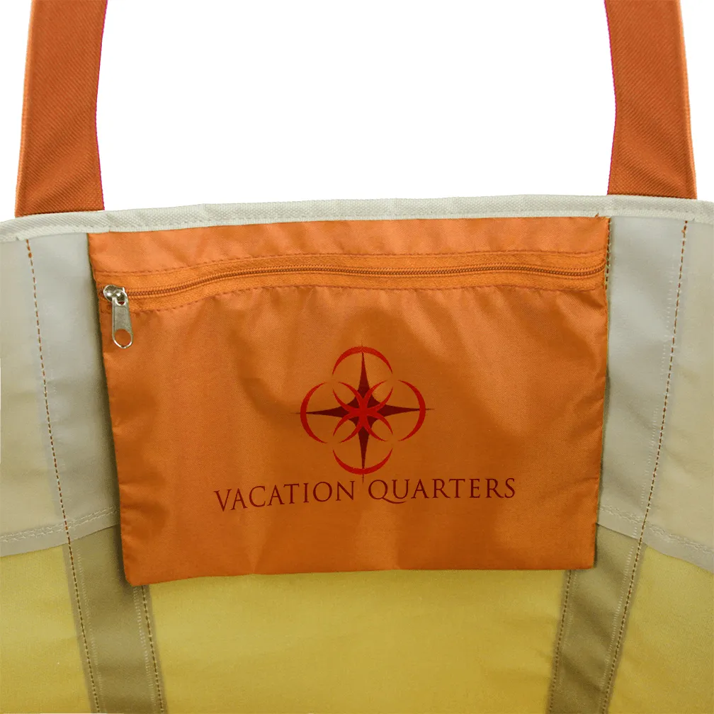 Canvas Beach Bag Dual Tone