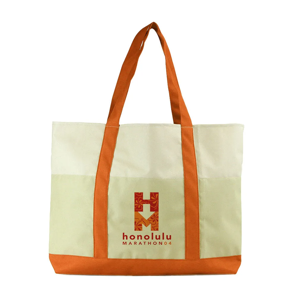 Canvas Beach Bag Dual Tone