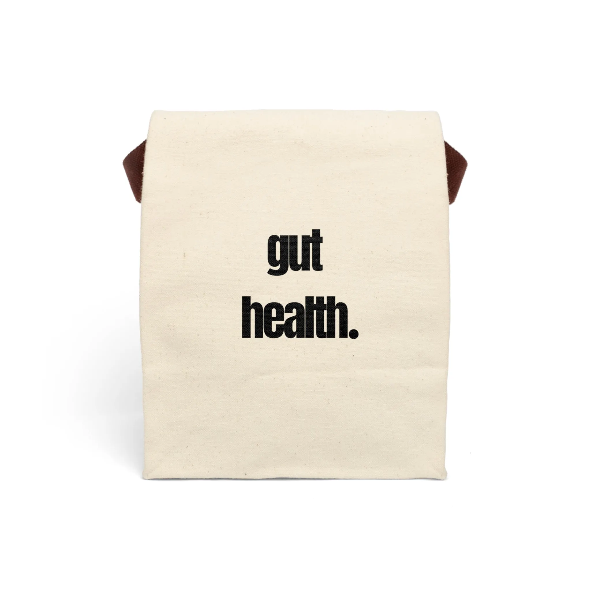 Canvas Lunch Bag With Strap