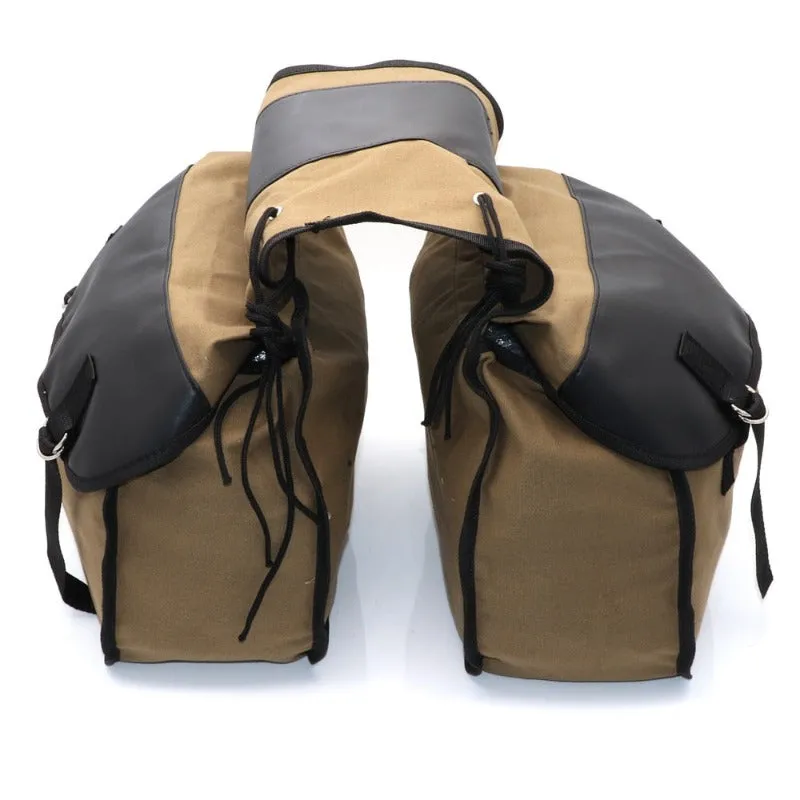 Canvas Motorcycle/Bike Saddlebag