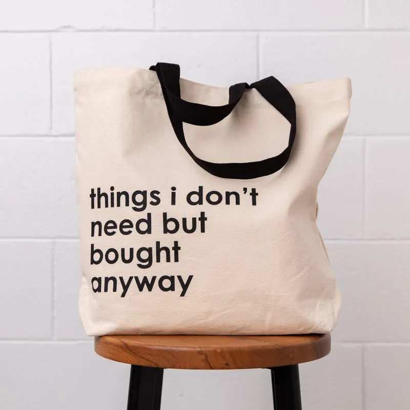 Canvas Tote by Nutmeg Creative - things i don't need but bought anyway