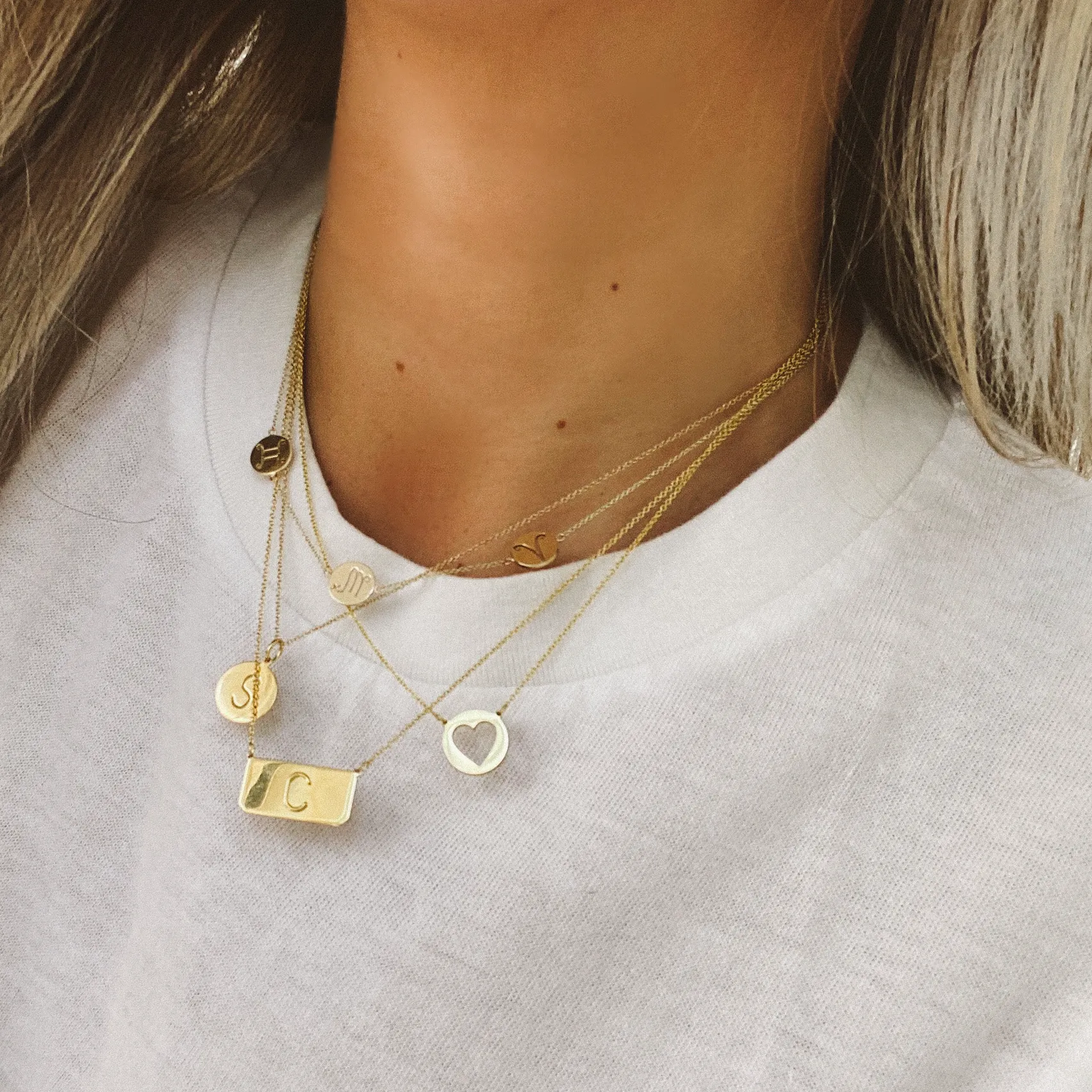CARA MULTI CHARM NECKLACE