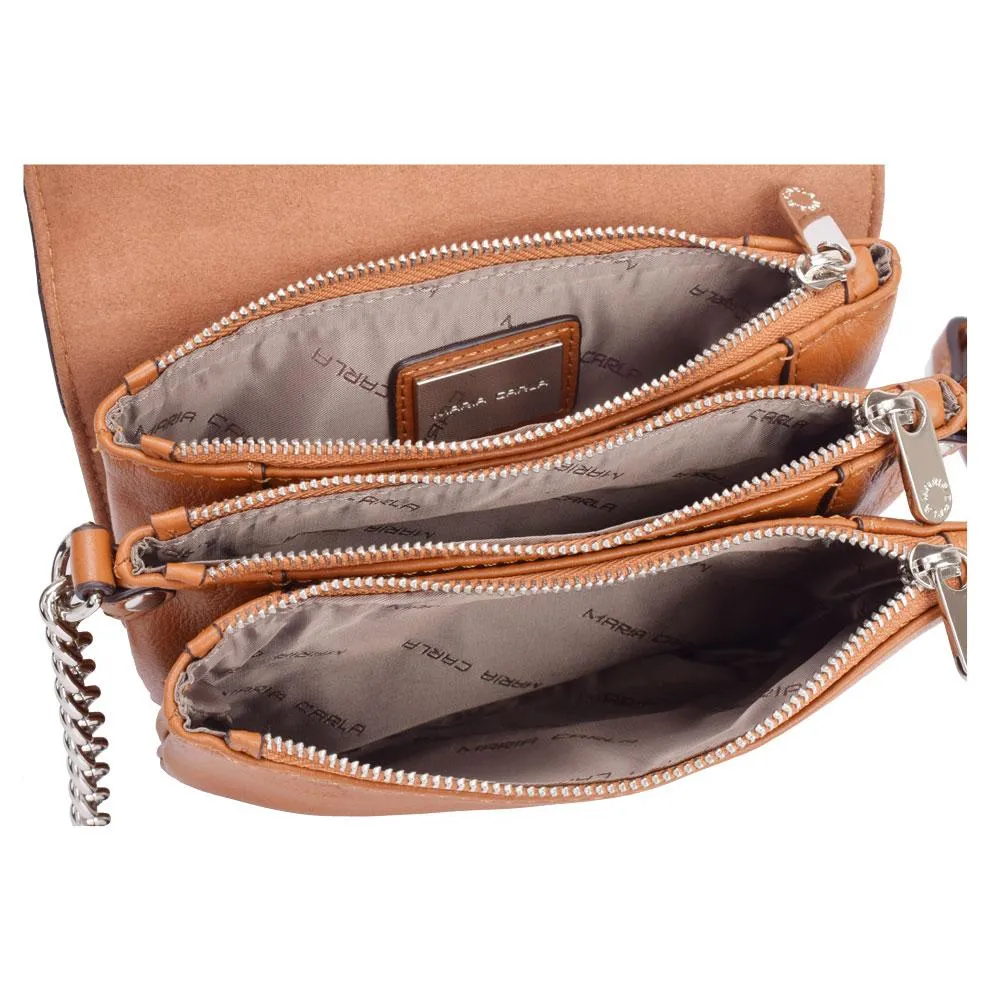 Carla Woman's Fashion Luxury Leather Handbag-Small Purse Bag