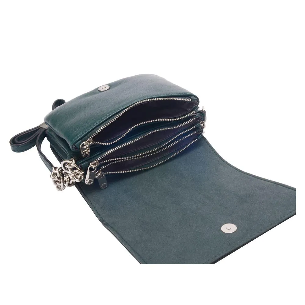 Carla Woman's Fashion Luxury Leather Handbag-Small Purse Bag