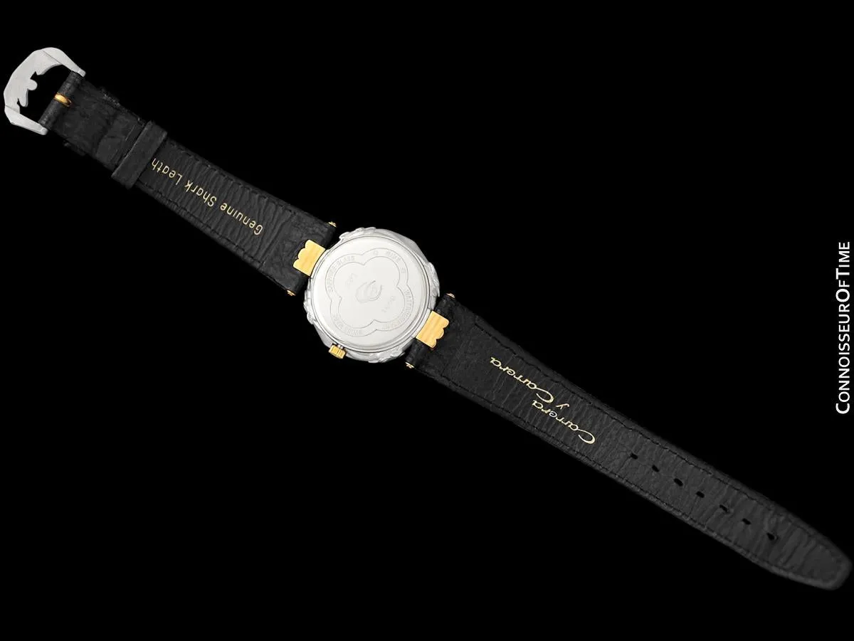 Carrera y Carrera Leopard Mens Midsize / Large Ladies Quartz Watch - Sculptured Titanium & 18K Gold