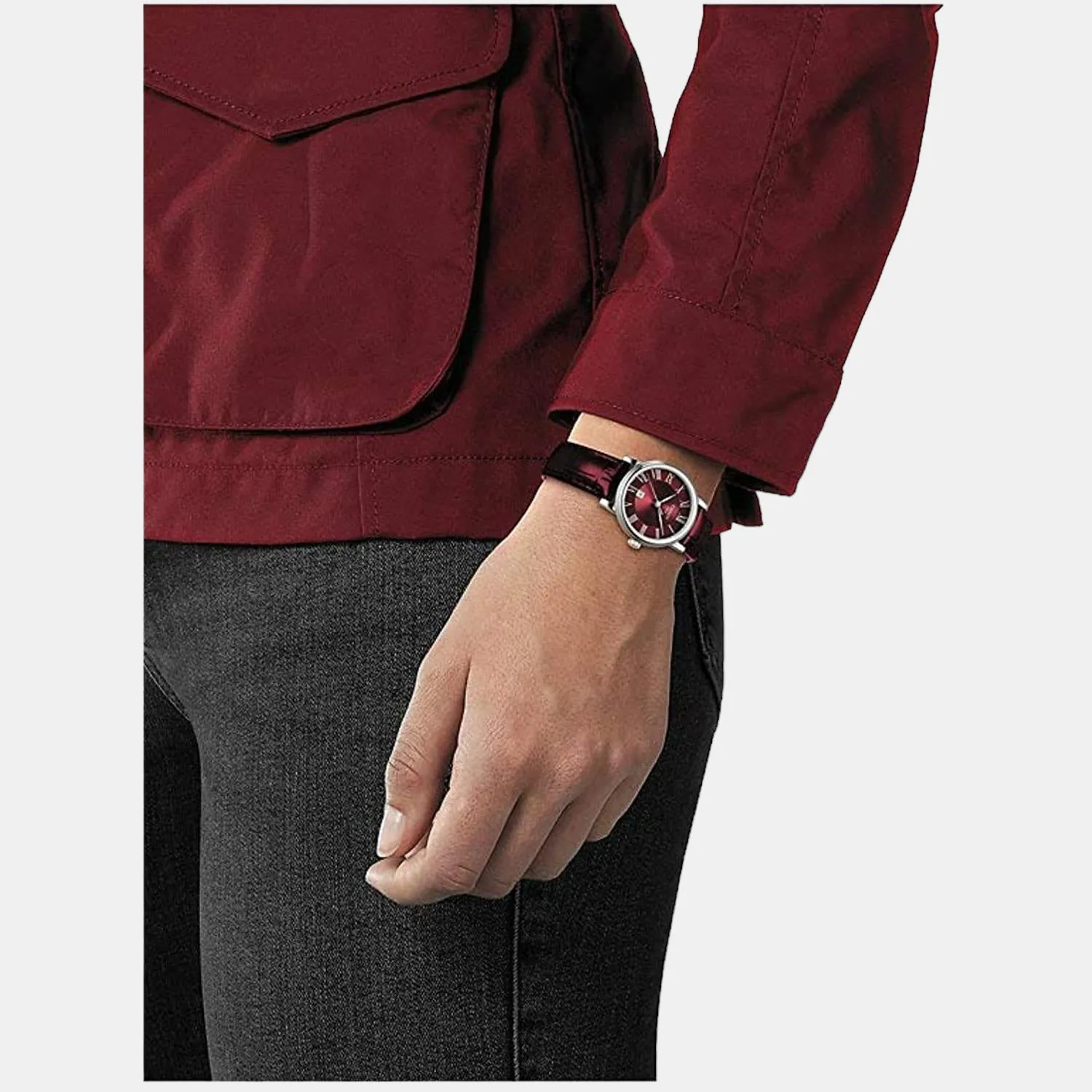Carson Men Analog Leather Watch T1222101637300