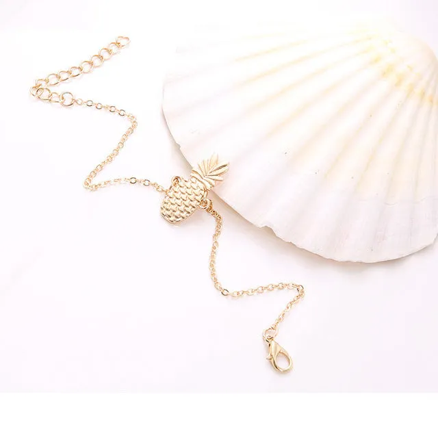 Chain Pineapple Anklet Jewelry