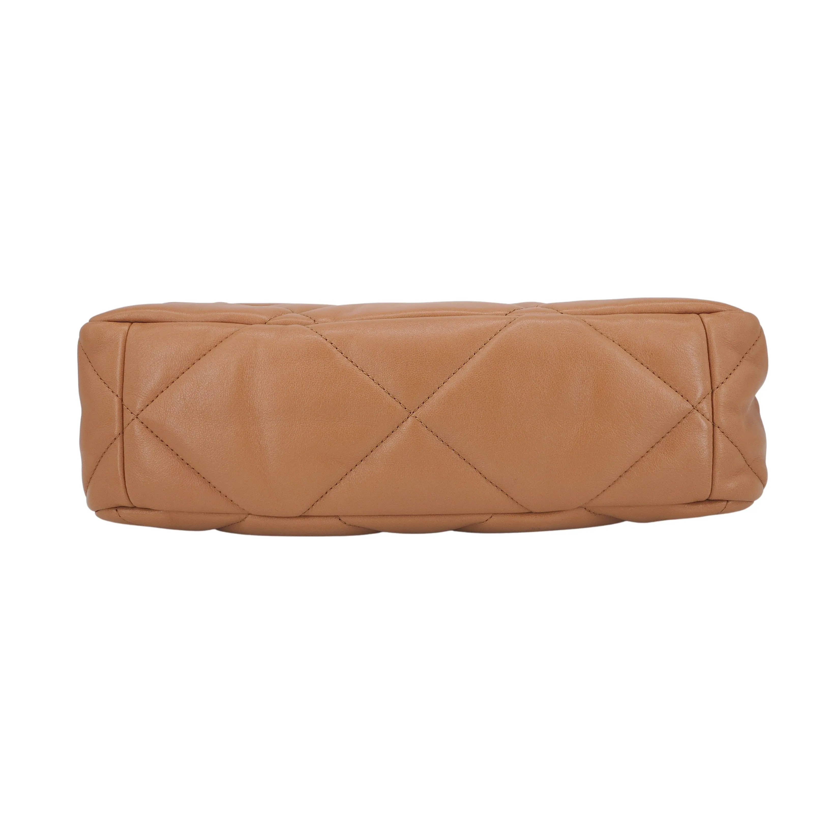 CHANEL 19 Medium Flap Bag in 21K Caramel Lambskin