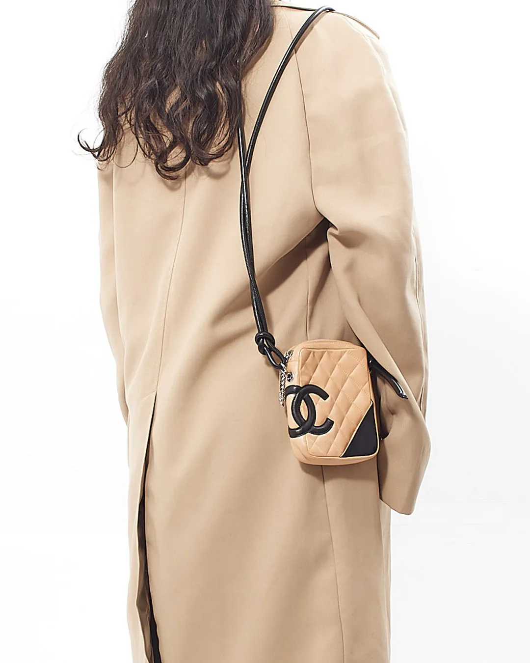 Chanel Beige/Black Cambon Crossbody Bag