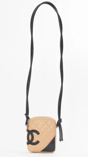 Chanel Beige/Black Cambon Crossbody Bag
