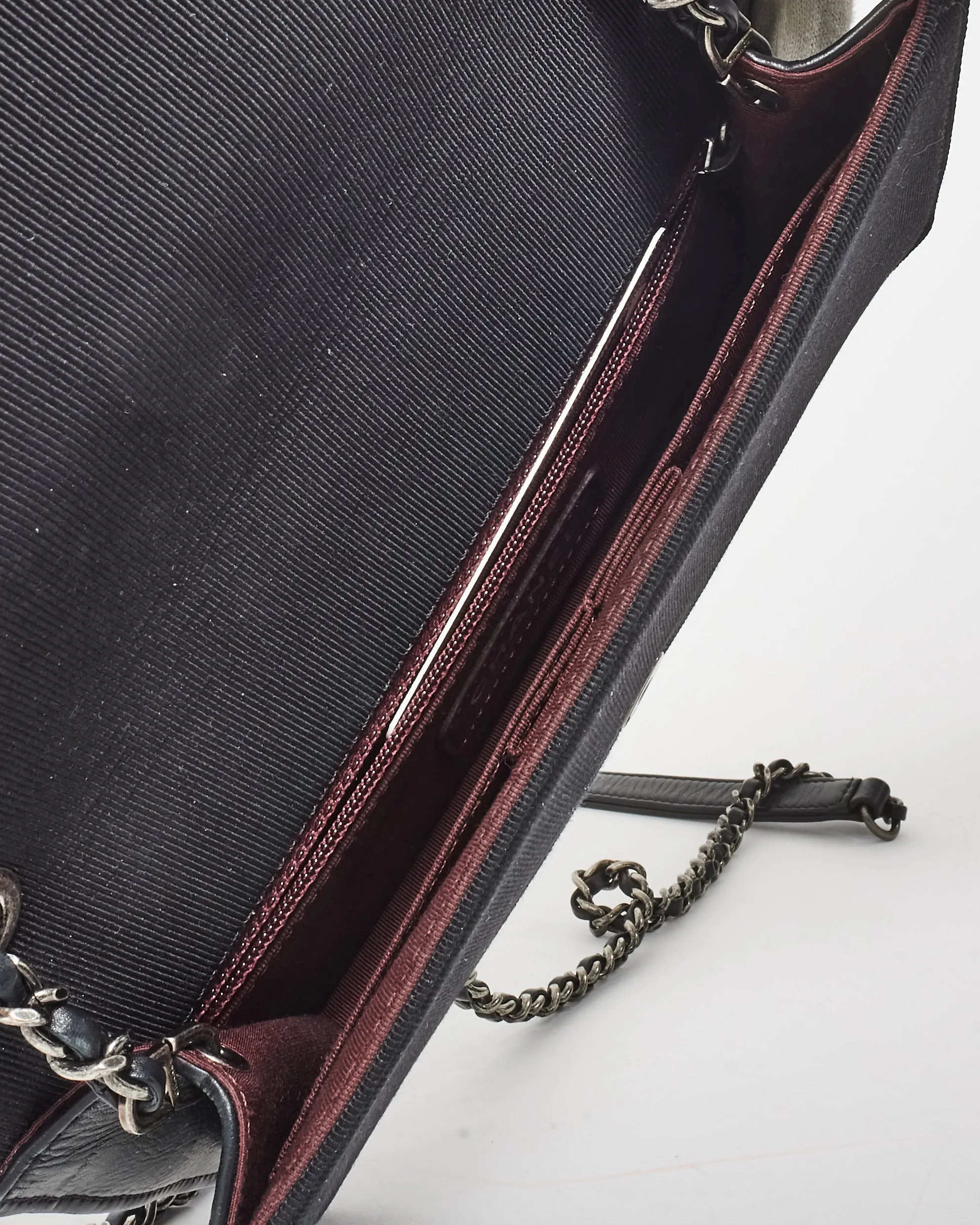 Chanel Black Lambskin Leather Trendy CC Flap Shoulder Bag