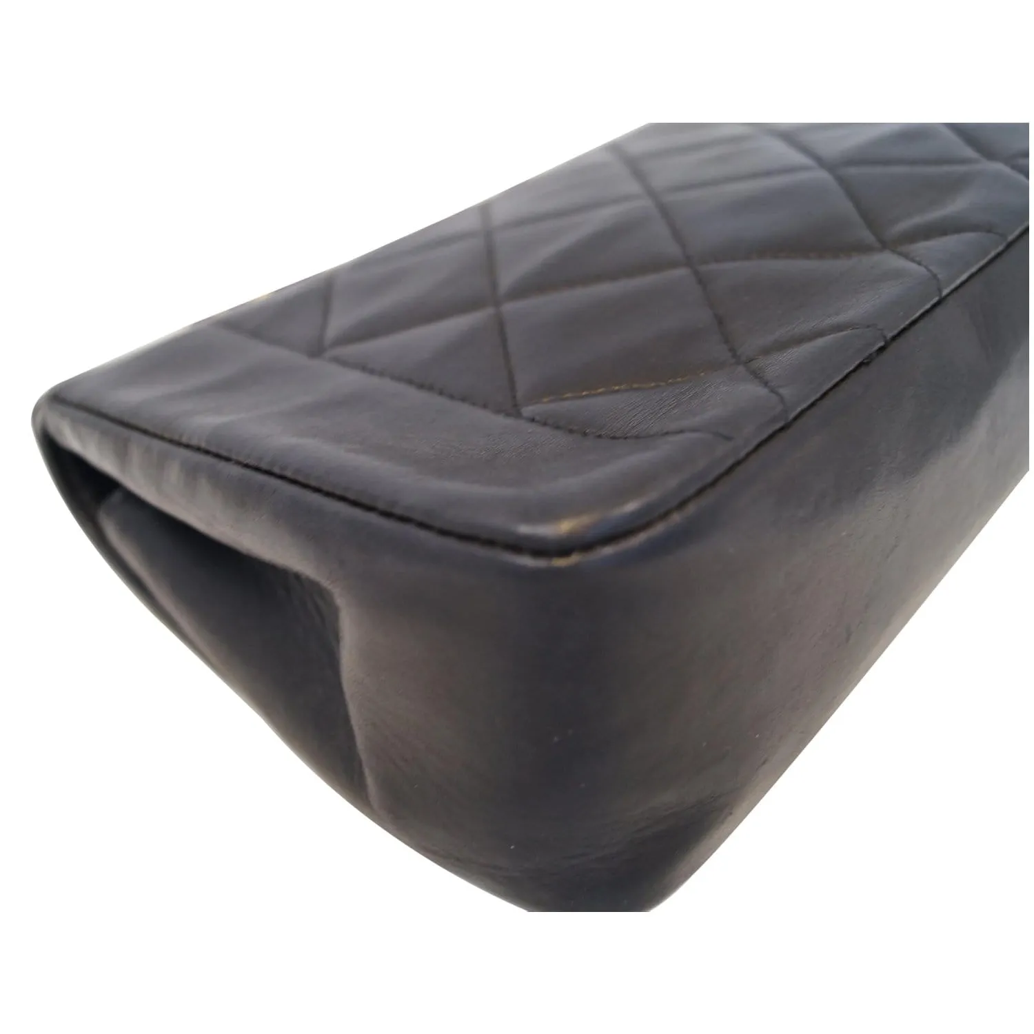 CHANEL Diana Flap Bag Quilted Lambskin Shoulder Bag Black