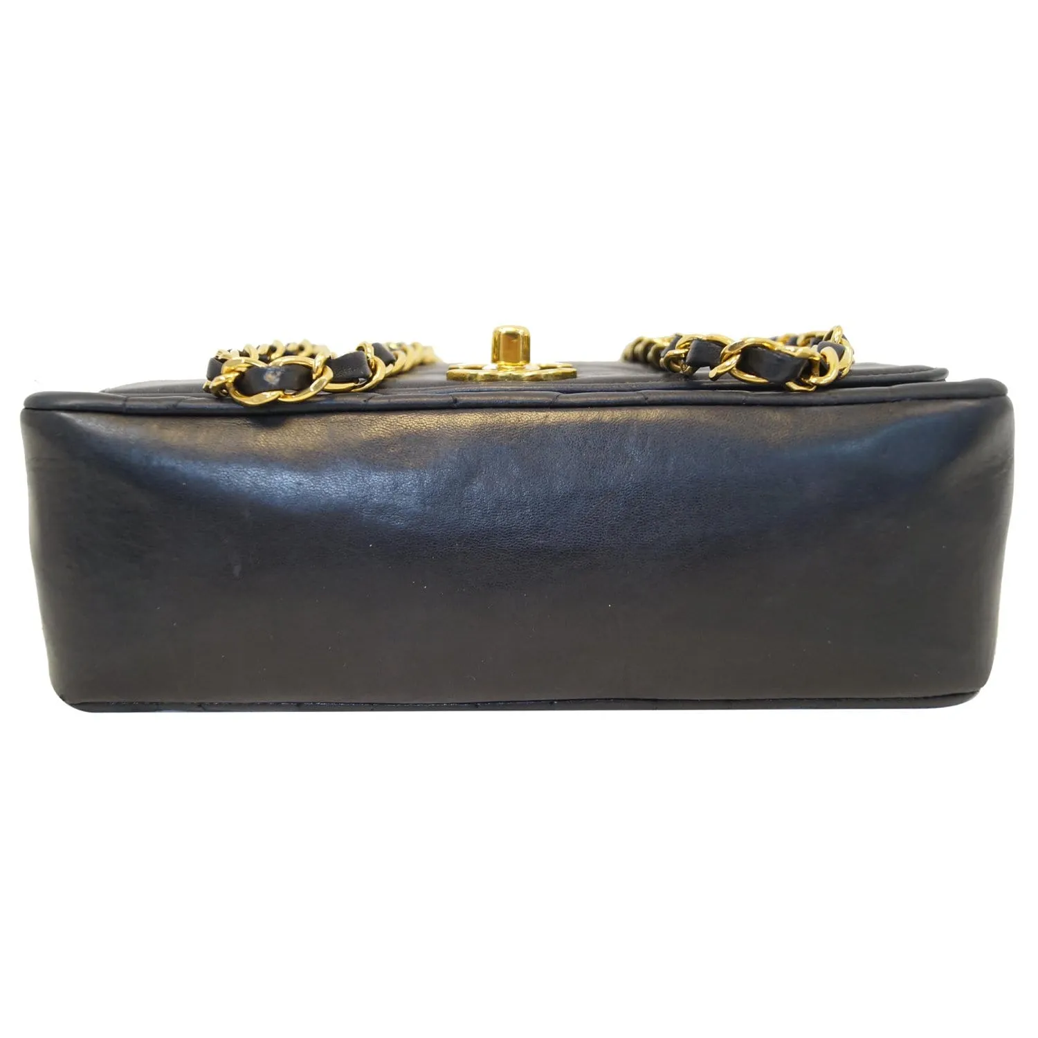 CHANEL Diana Flap Bag Quilted Lambskin Shoulder Bag Black
