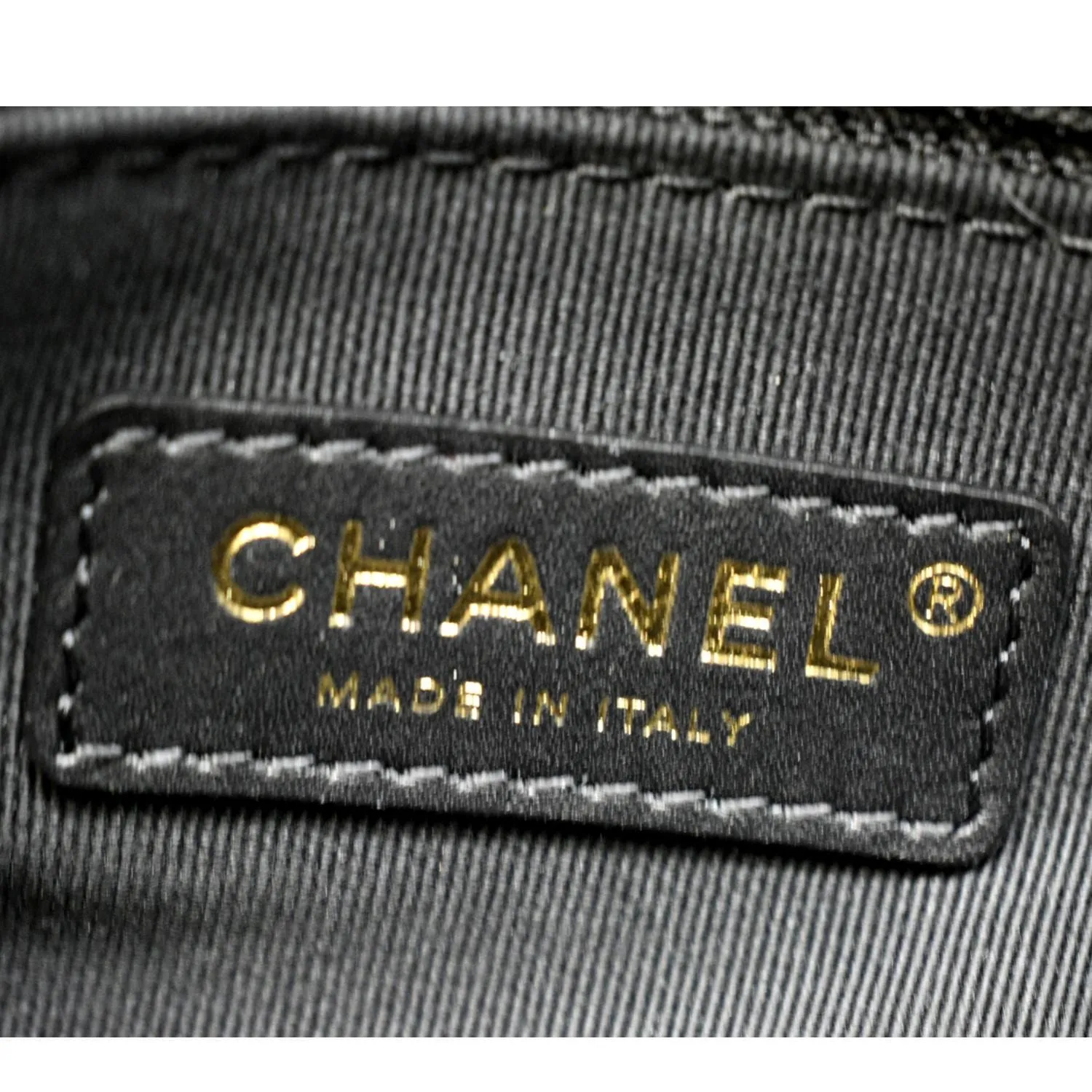 CHANEL Mini Flap Grained Calfskin Leather Shoulder Bag Black