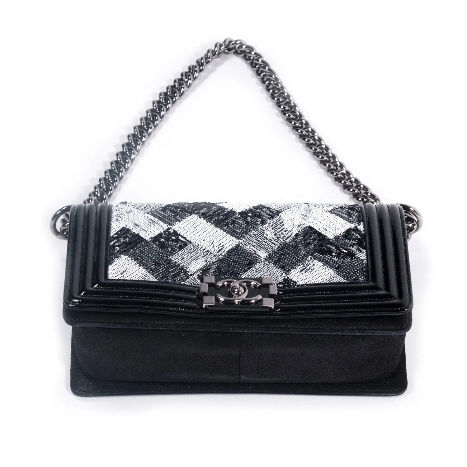 Chanel Sequin Boy Flap Bag
