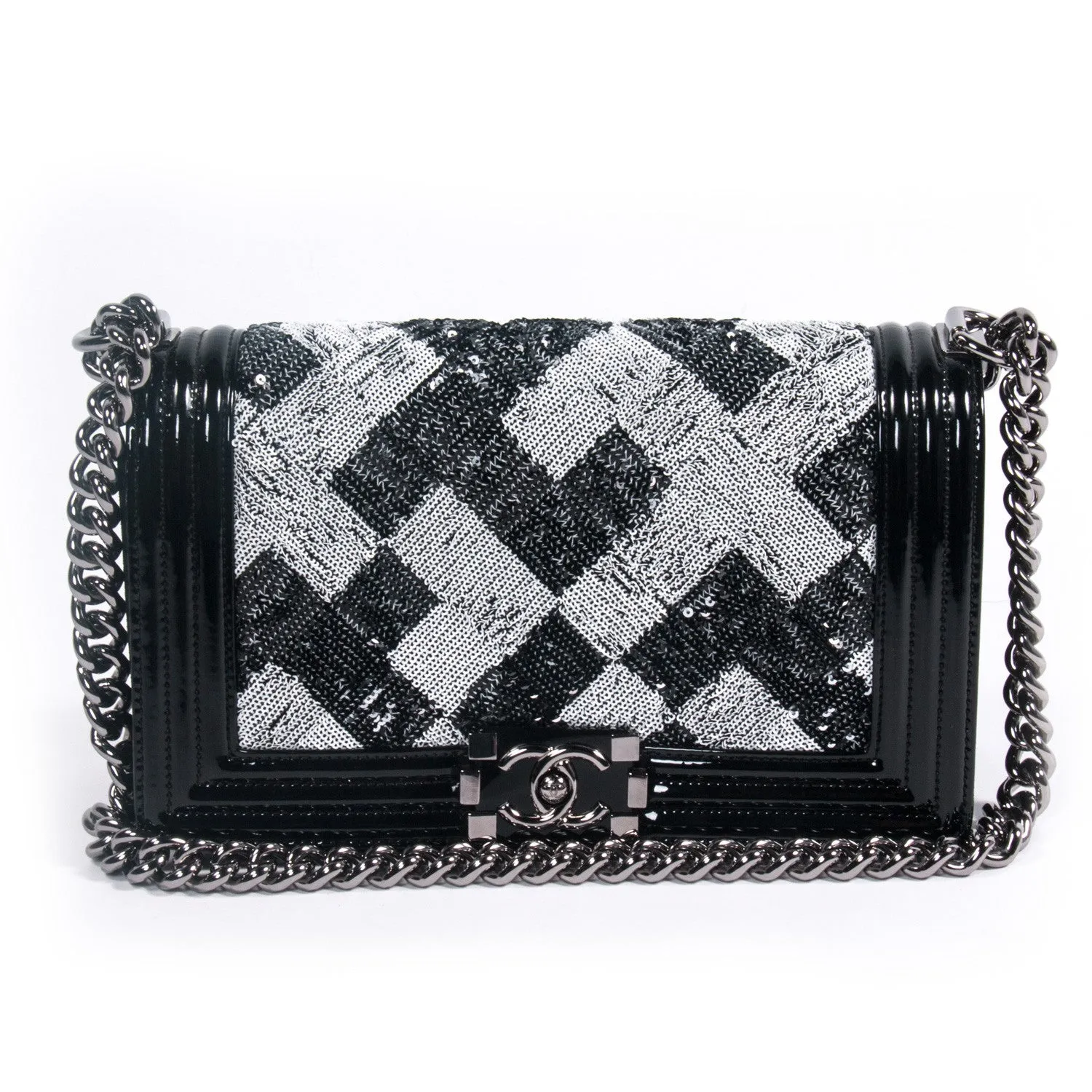 Chanel Sequin Boy Flap Bag