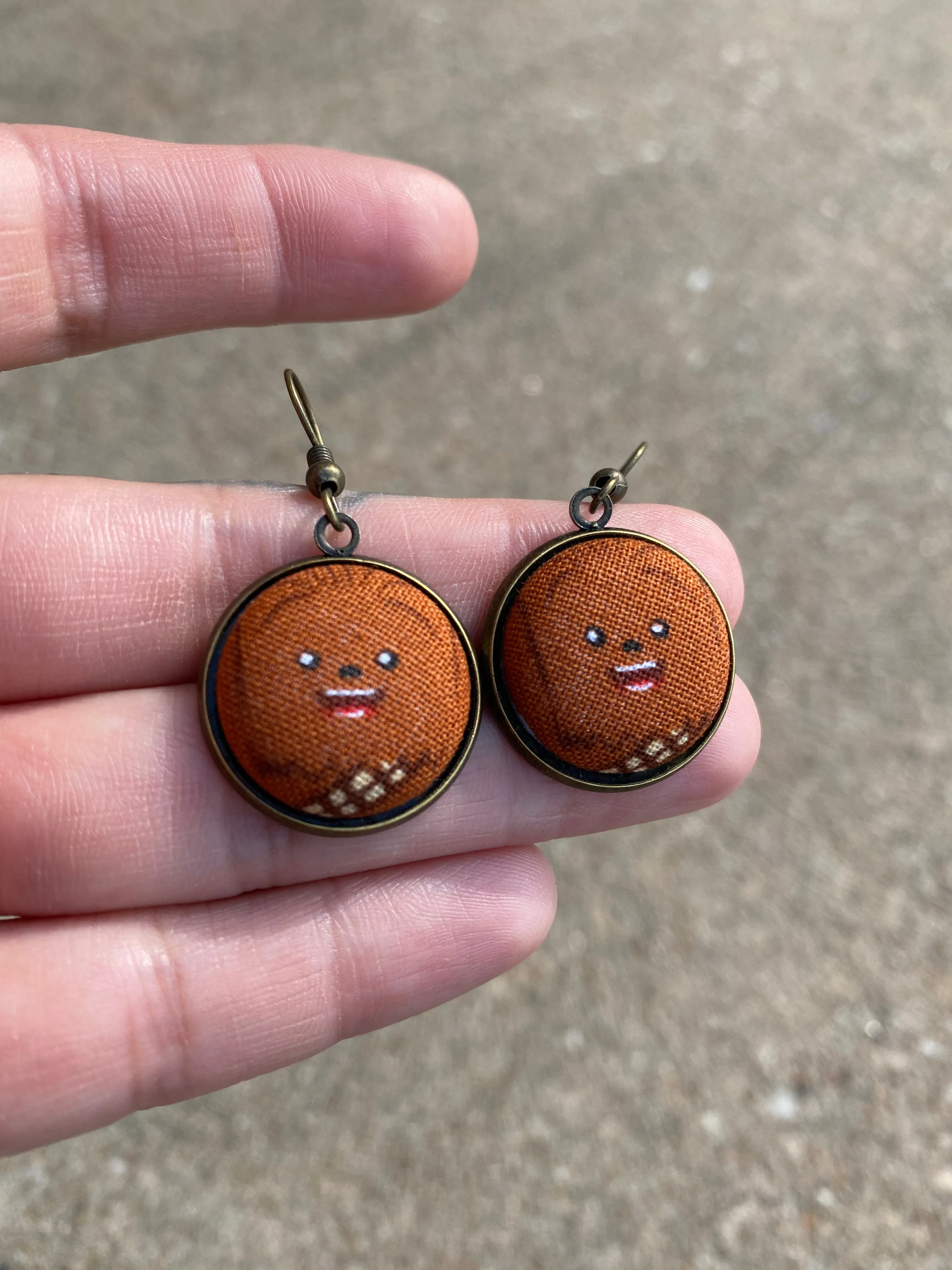 Chewbacca Dangle Earrings
