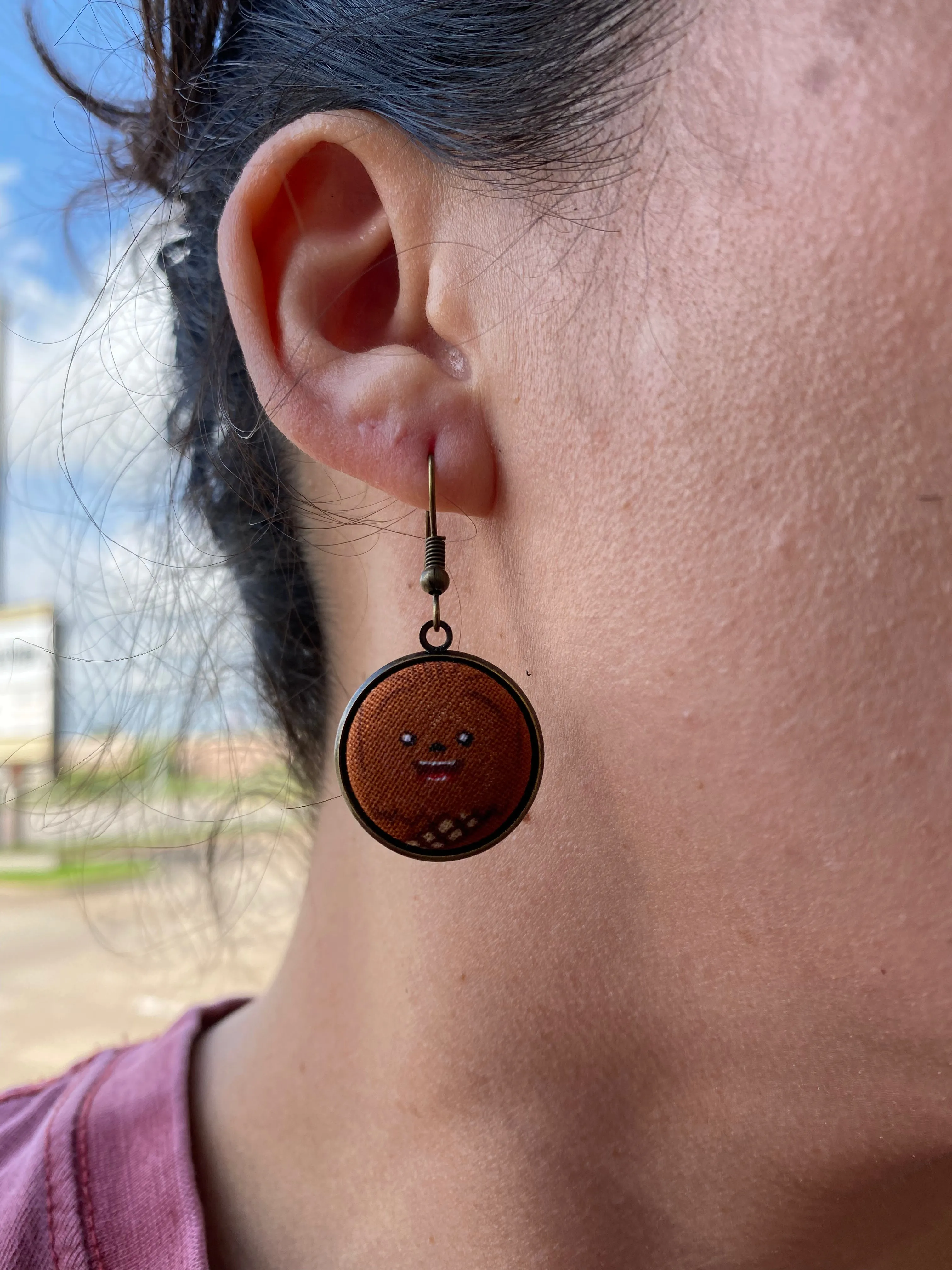 Chewbacca Dangle Earrings