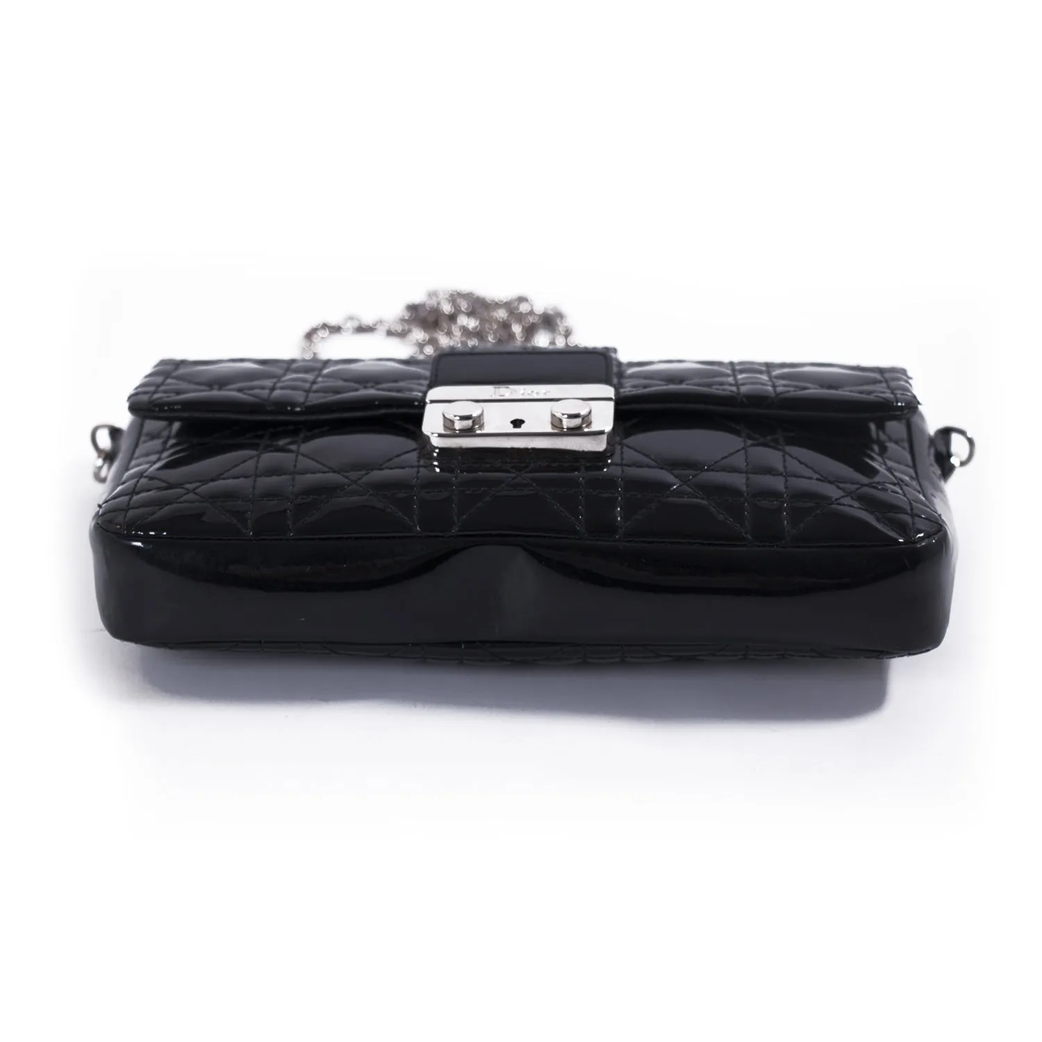 Christian Dior Miss Dior Patent Leather Flap Bag