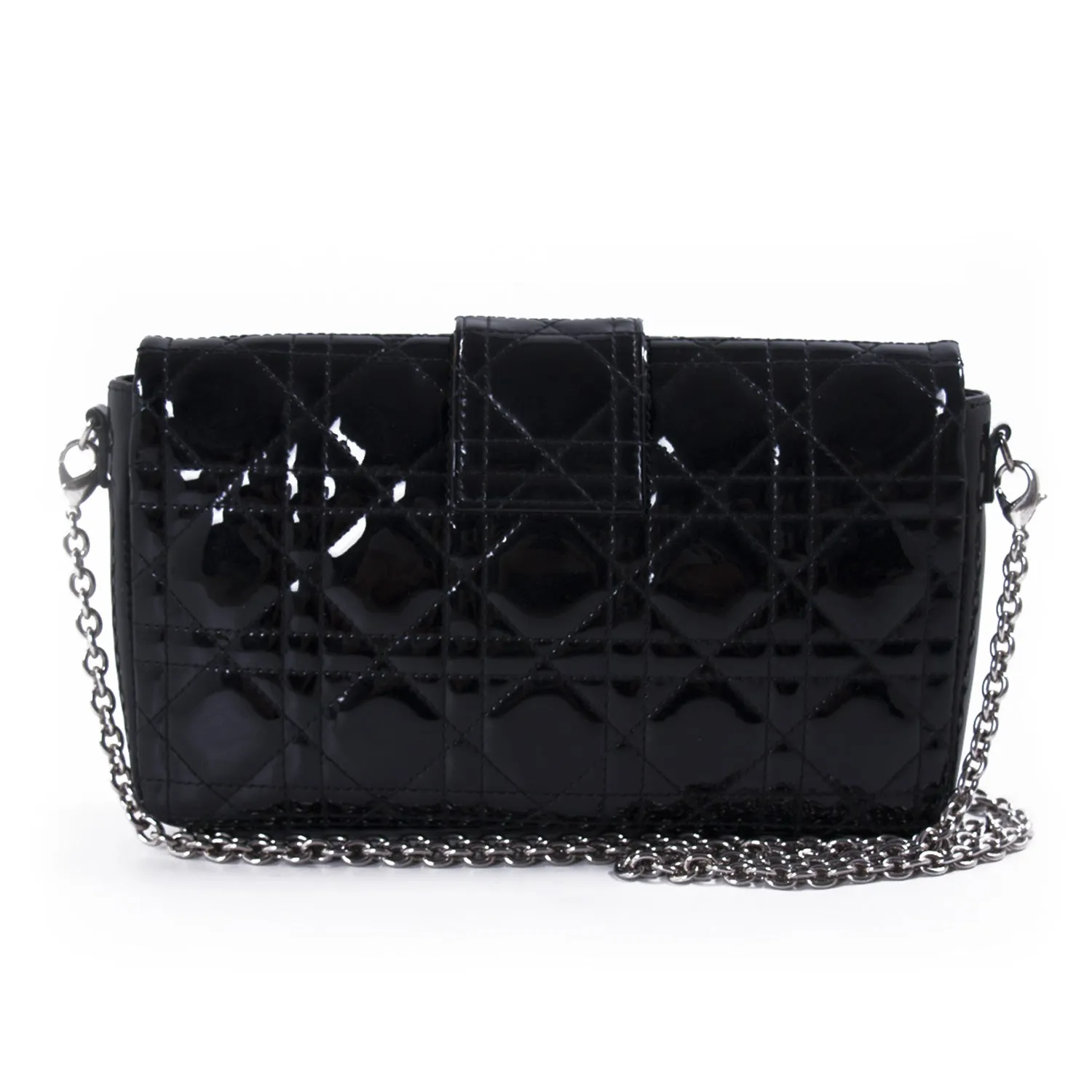 Christian Dior Miss Dior Patent Leather Flap Bag