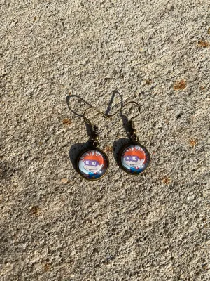 Chuckie Rugrats Dangle Earrings