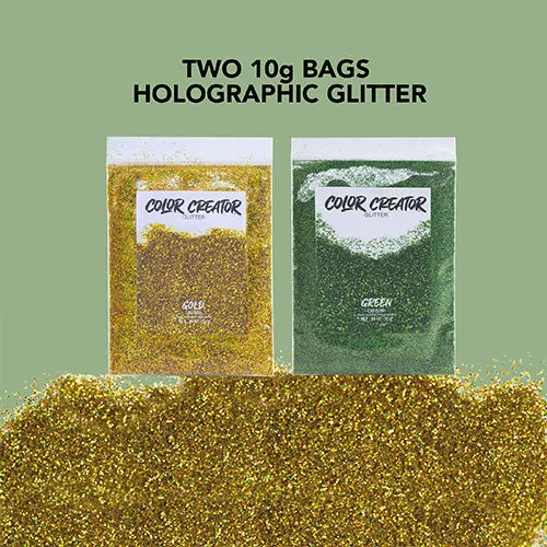 Color Creator Greenland Kit - 12 Mica Powders Alcohol Inks & Glitters