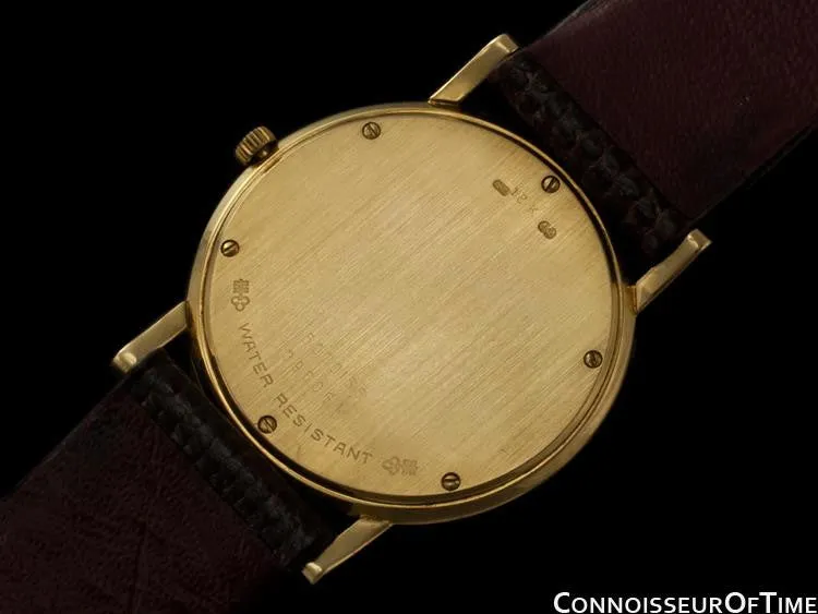 Corum Romvlvs Romulus Mens Midsize Dress Watch - 18K Gold with Wood Bezel