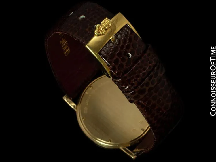 Corum Romvlvs Romulus Mens Midsize Dress Watch - 18K Gold with Wood Bezel