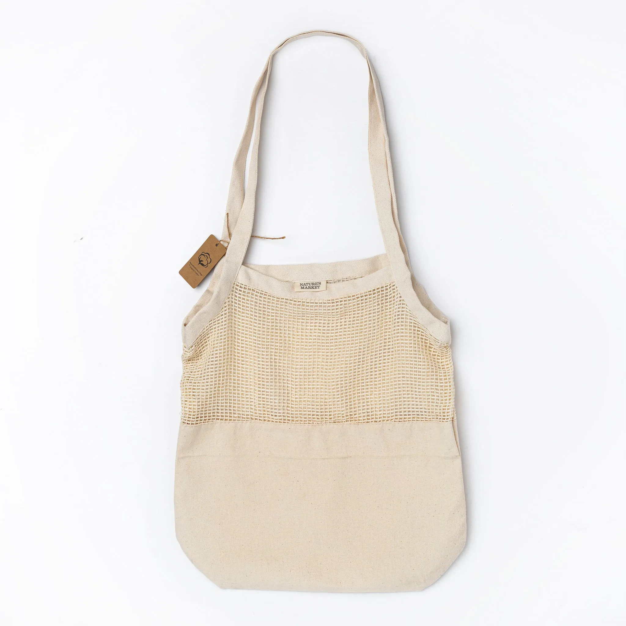 Cotton Net & Canvas Tote