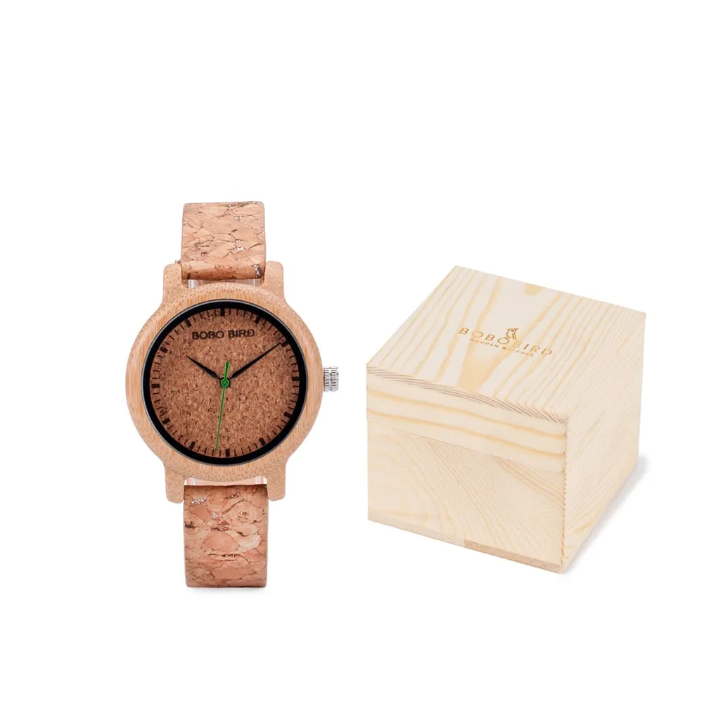 Couples Romantic Message Wooden Watch Set