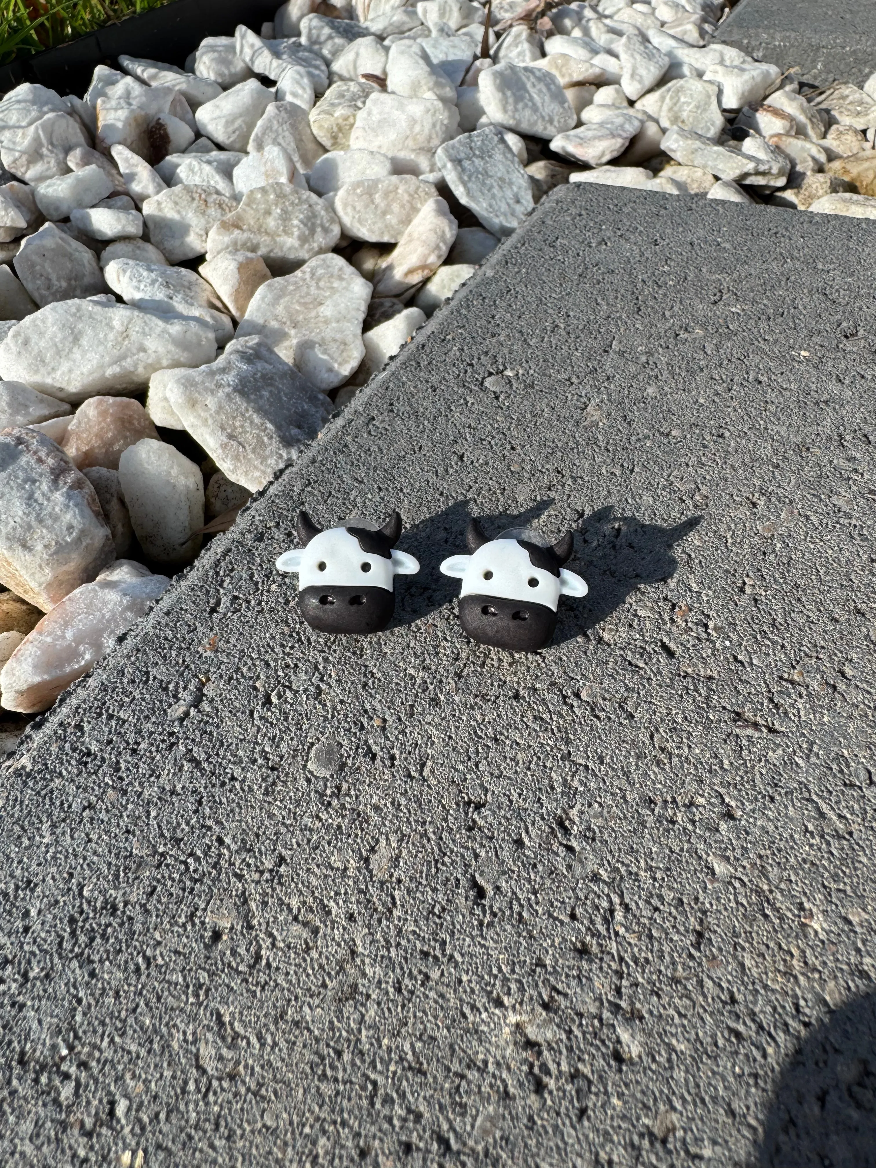 Cow Stud Earrings Cow Post Earrings