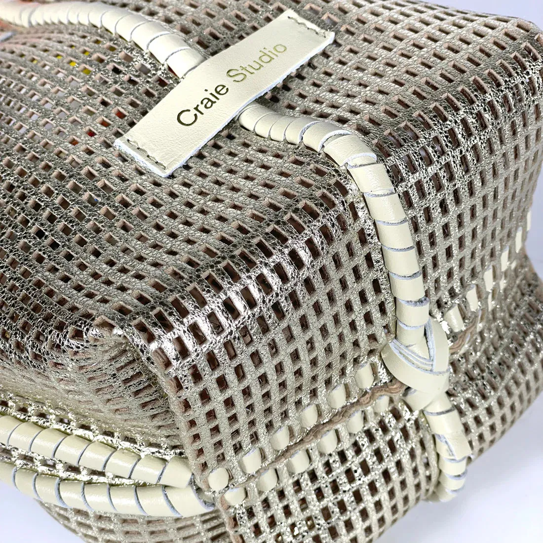 Craie Studio Bibi Bag - Metallic Or