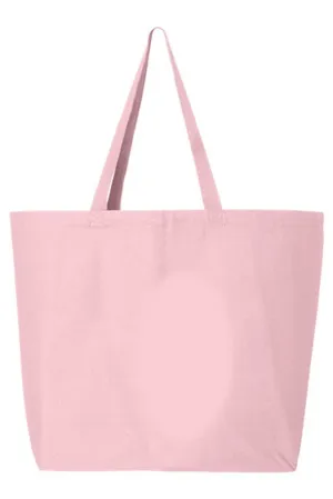 Cross Trees Merry Christmas Canvas Jumbo Tote