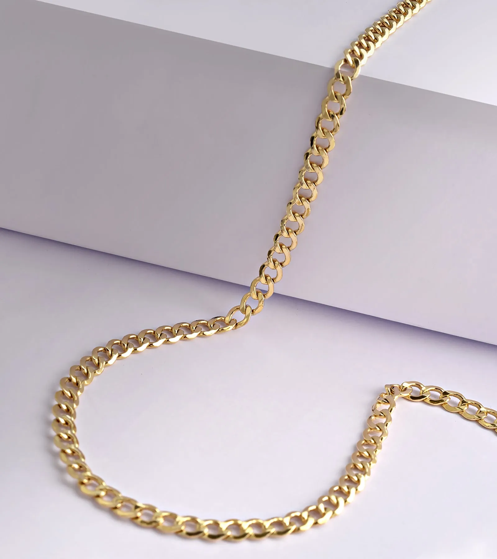 Curb Chain Necklace (4.5mm)