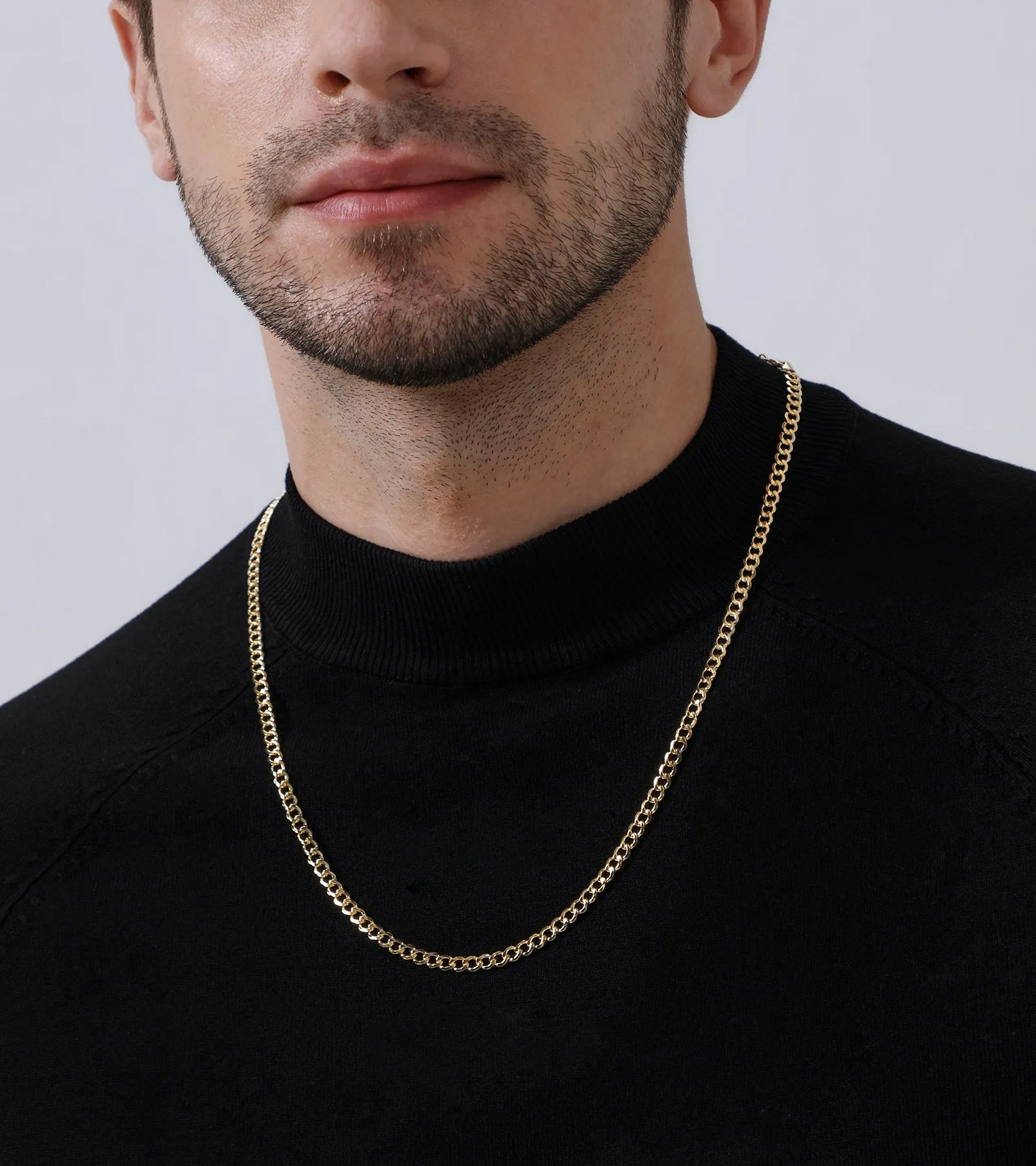 Curb Chain Necklace (4.5mm)