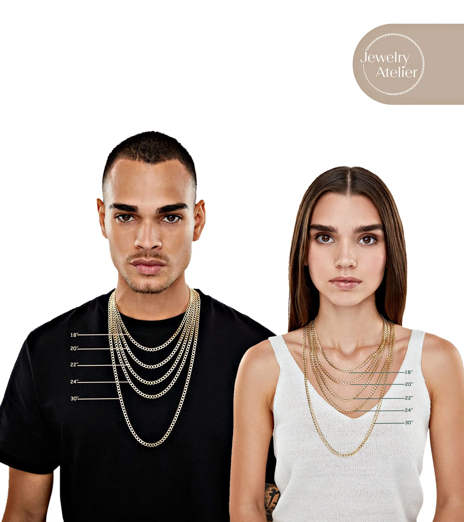 Curb Chain Necklace (4.5mm)