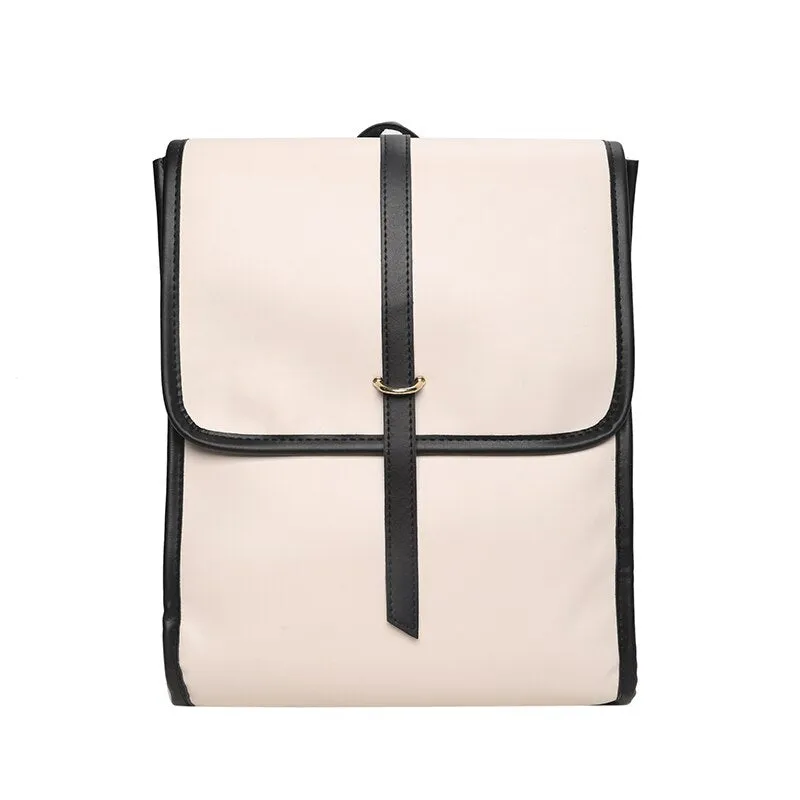 Cyflymder Luxury Designer Leather Women's Backpack Large Capacity Travel Rucksack School Backpack for Girls Female Casual Shoulder Bags