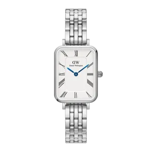 Daniel Wellington - Quadro Roman Numerals 5 Link Silver Watch