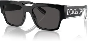 DG6184-501/87 Sunglasses BLACK W/Dark GREY 52Mm