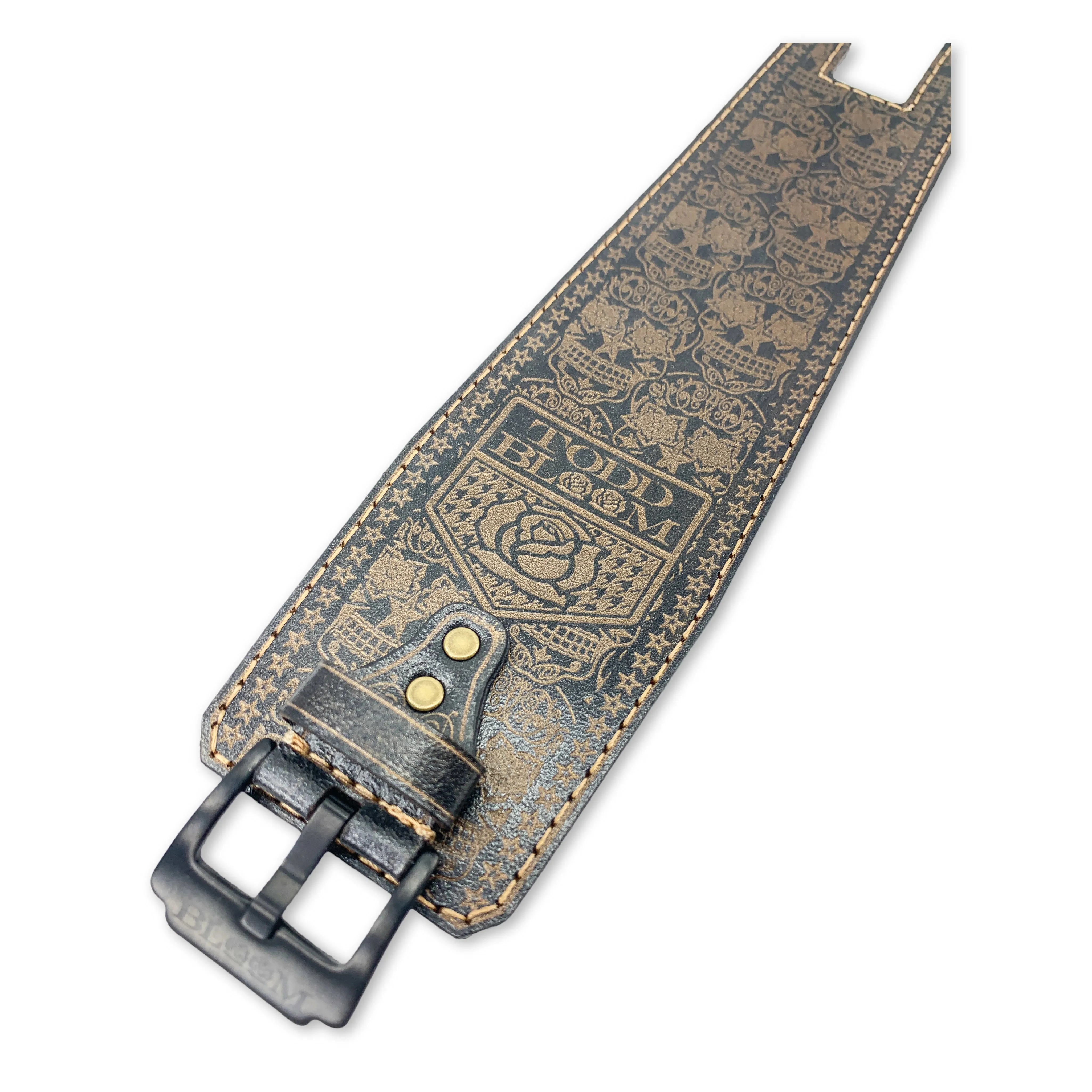 DIA DE LOS BLOOM XX-MENS HAND MADE-FULL GRAIN LEATHER-WATCH