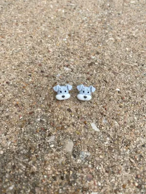 Dog Terrier Stud earrings