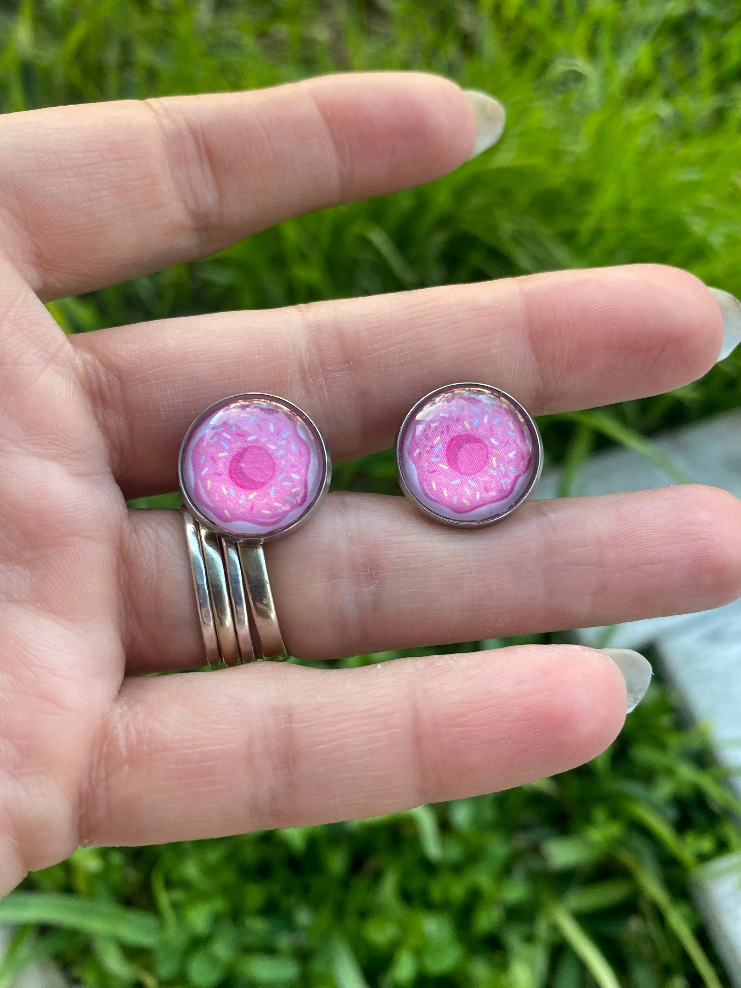 Donut Stud Earring Gift