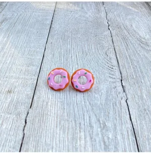 Donut Stud Earrings Gift
