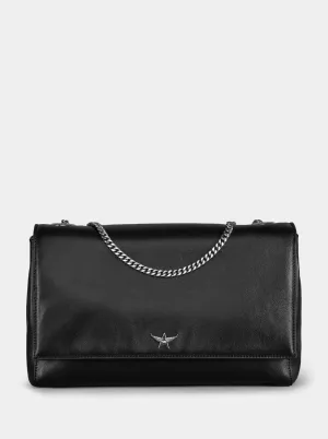DOUBLE FACE BLACK BROWN BAG
