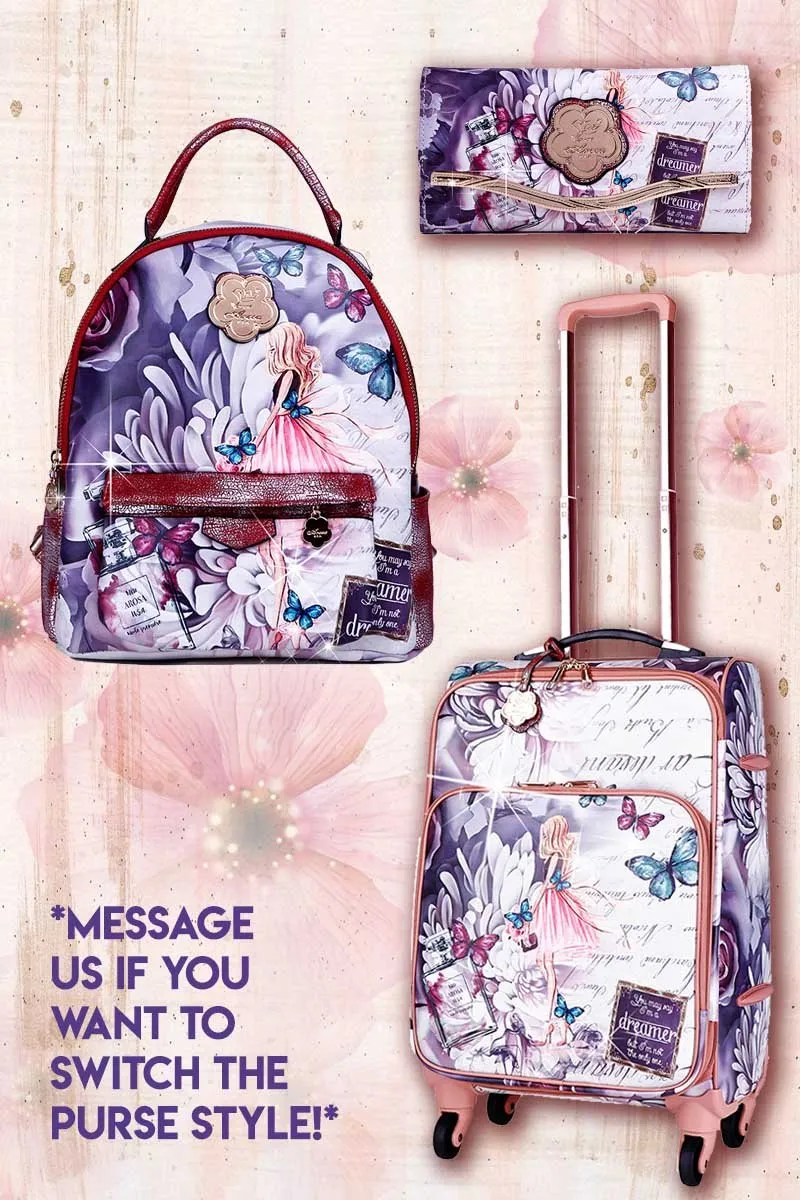 Dreamerz 3PC Set | Backpack & Travel Carry On Bags [BFB-3pcs/Set]